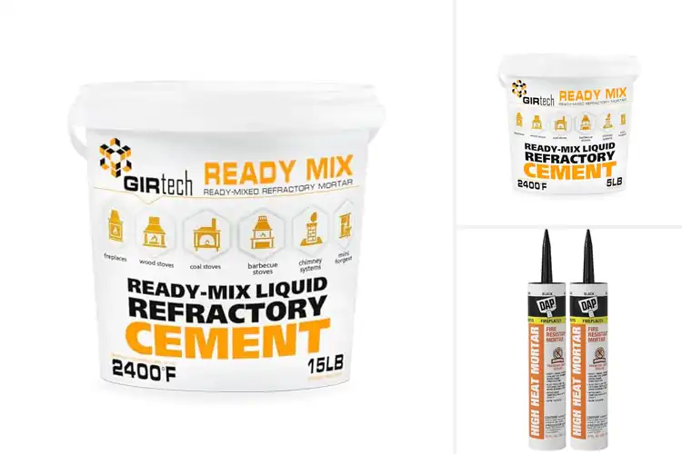 Detailed view of Best 2400F Heat Resistant Mortar