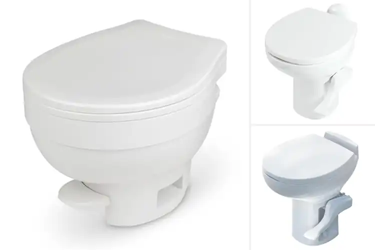 Detailed view of Best Aqua Magic Toilets: Elevate Your RV Comfort & Style