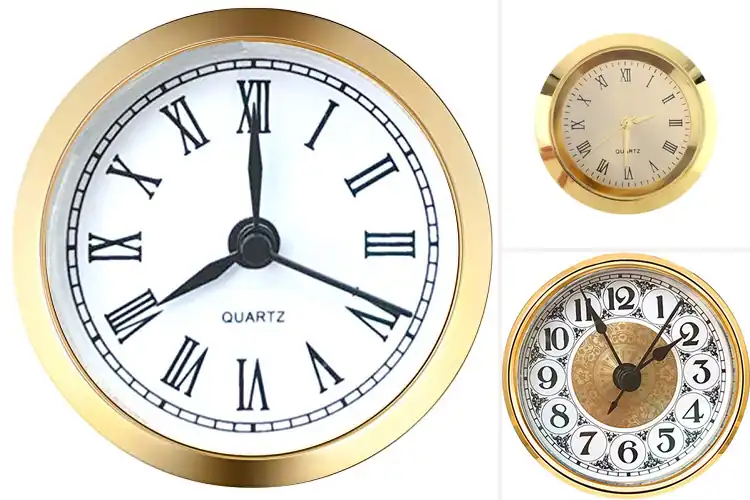 Detailed view of Best Compatible Mini Clock Movement Insert
