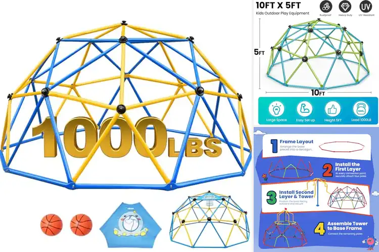 Detailed view of Best Easy Assembly Climbing Dome: Quick Setup, Endless Fun