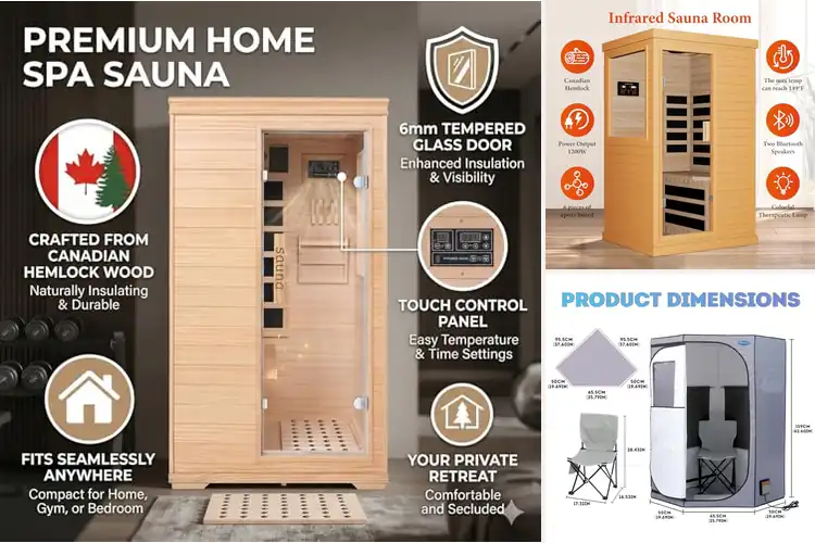 Detailed view of Best FAR Infrared Saunas