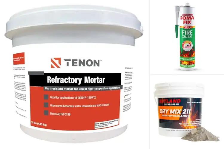 Detailed view of Best Fireplace Refractory Mortar Uses