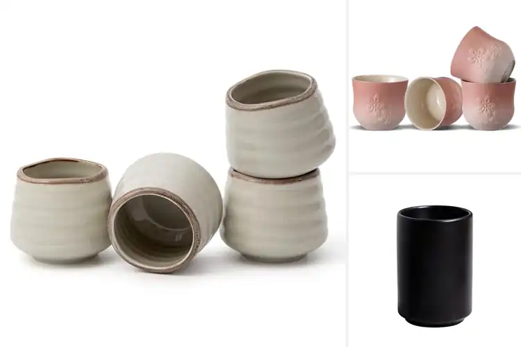 Detailed view of Best Handleless Tea Cups
