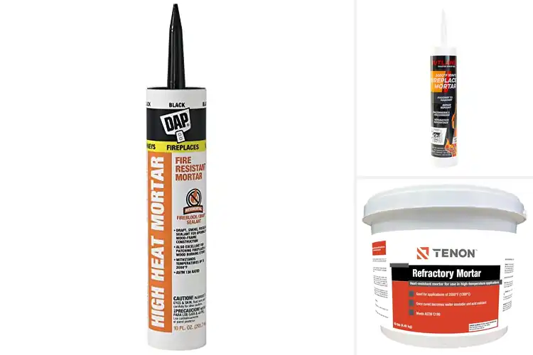 Detailed view of Best Heat Resistant Mortar For Fireplaces