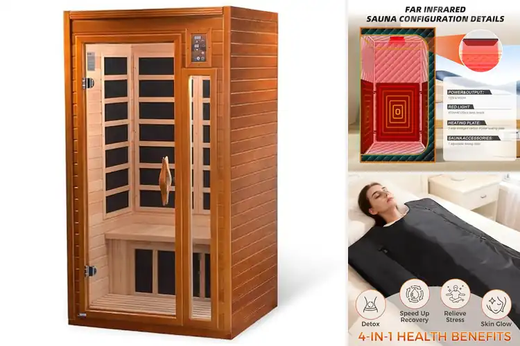 Detailed view of Best Heating Speed Infrared Saunas