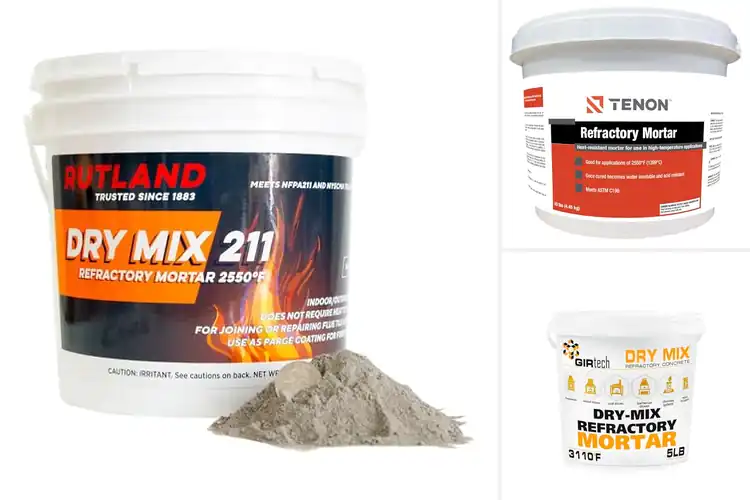 Detailed view of Best High Temp Mortar Mixes