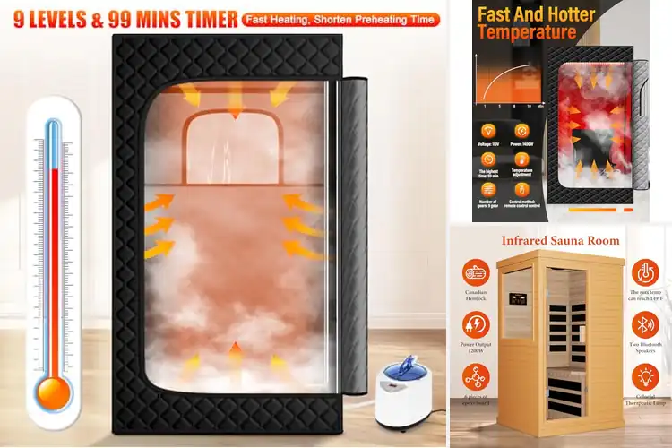 Detailed view of Best Home Saunas