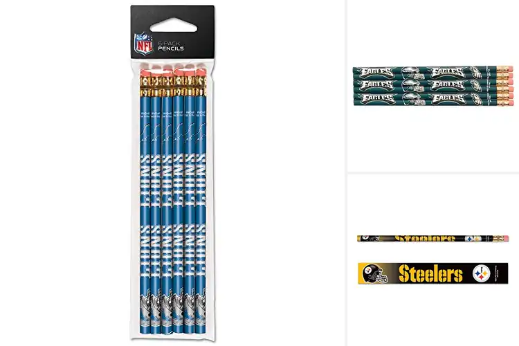 Detailed view of Best Licensed NFL Pencils 6 Pack