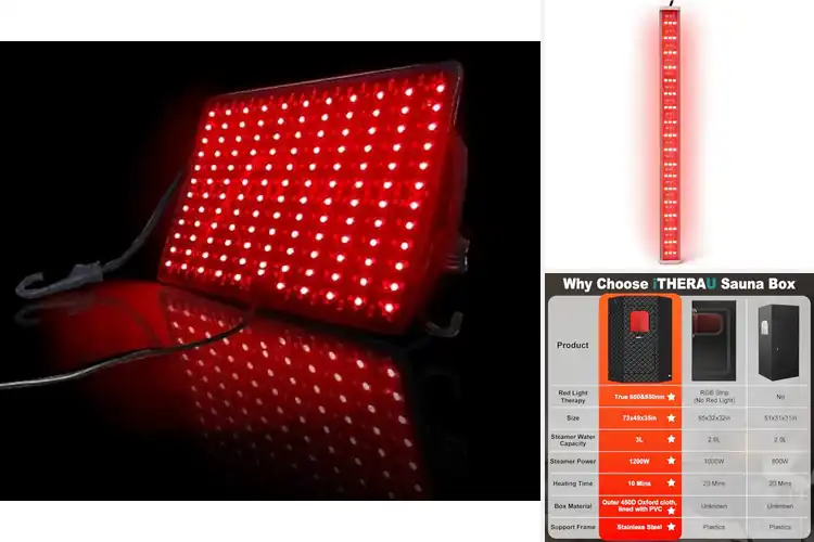 Detailed view of Best Light Therapy Infrared Saunas