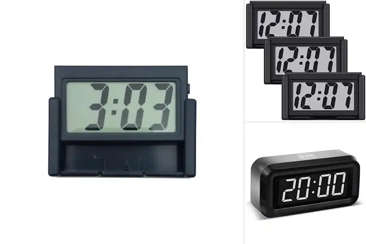 Detailed view of Best Long Lasting Battery Operated Mini Clocks