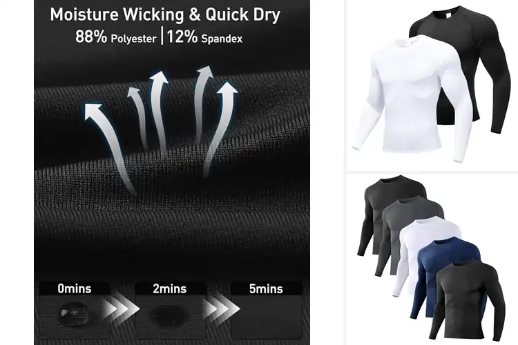 Detailed view of Best Long Sleeve Compression Shirts for Running