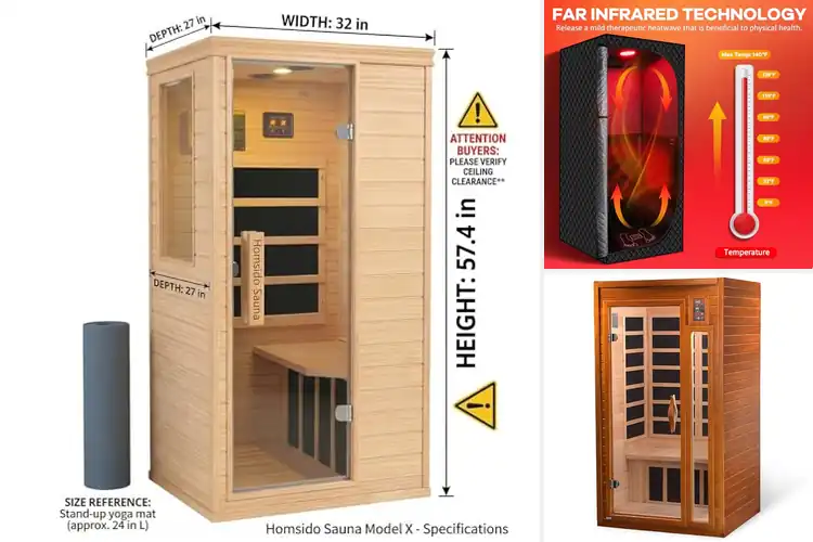 Detailed view of Best Low EMF Infrared Sauna For Home Use