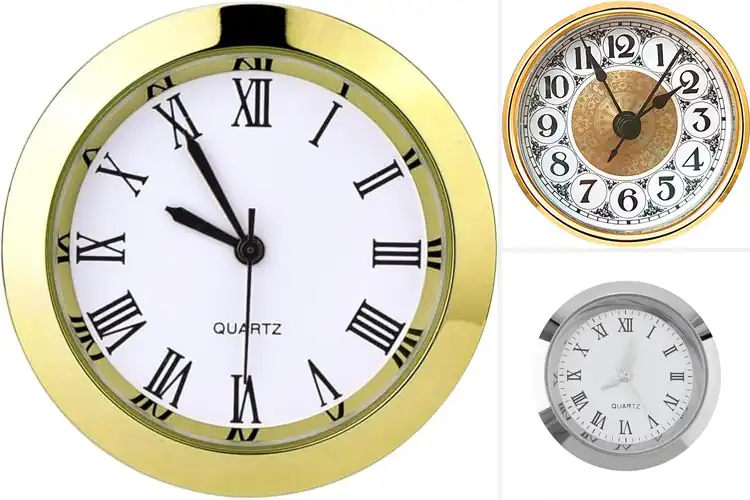 Detailed view of Best Mini Quartz Clock Insert