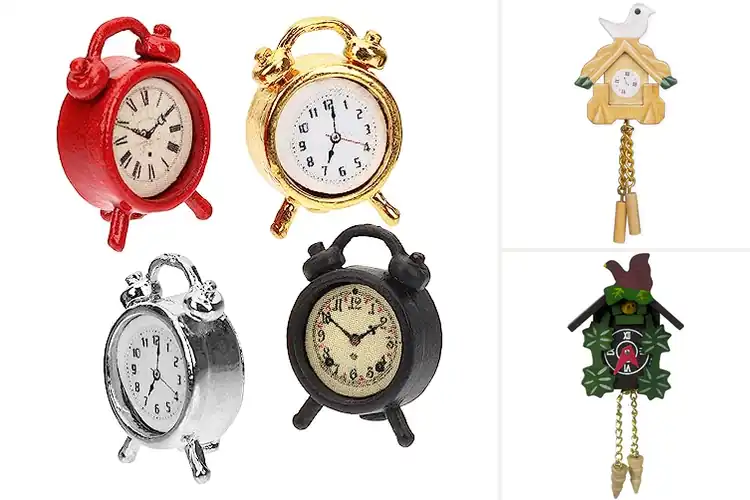 Detailed view of Best Miniature Clock Gifts: 10 Whimsical Timepieces