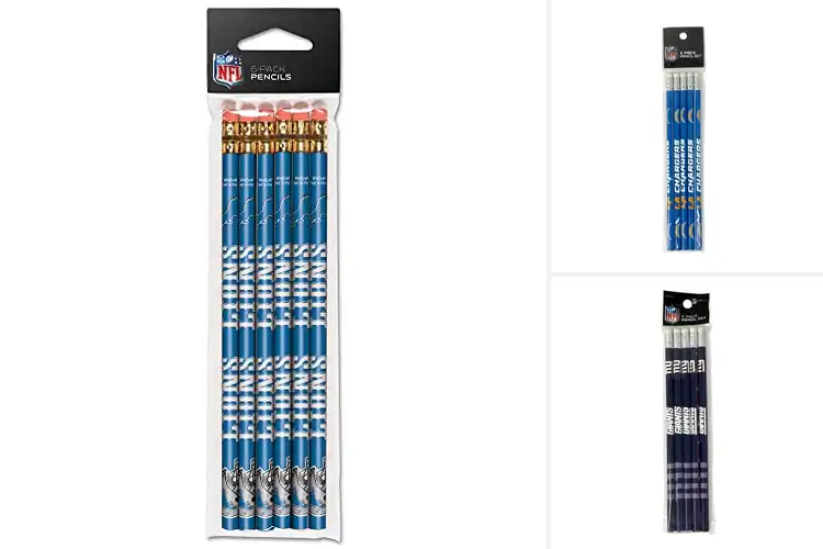 Detailed view of Best NFL Fan Pencils: Show Your Team Spirit in Style