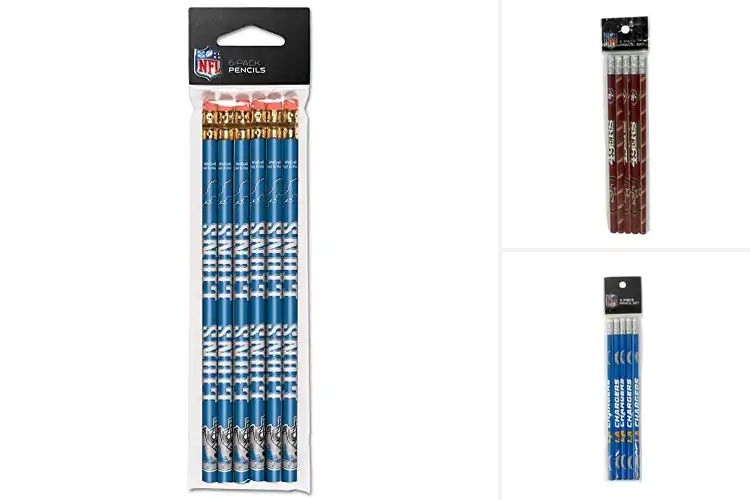Detailed view of Best NFL Team Pencils: Show Your Team Pride in Style