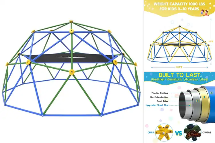 Detailed view of Best Portable Dome Climber For Outdoor Use