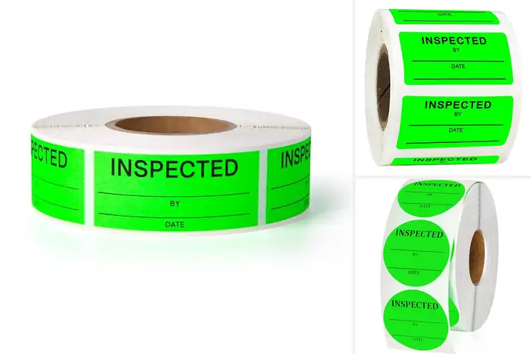 Detailed view of Best Quality Inspected Stickers