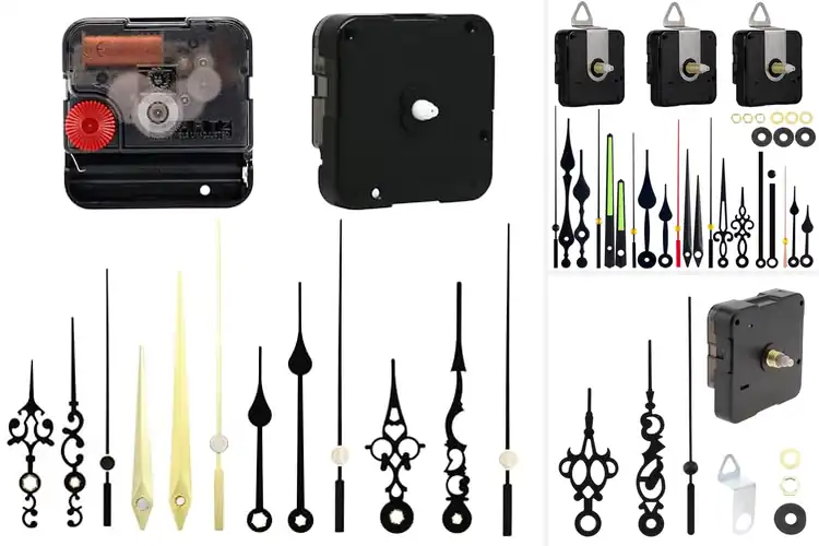 Detailed view of Best Quartz Sweep Movement Clock Inserts