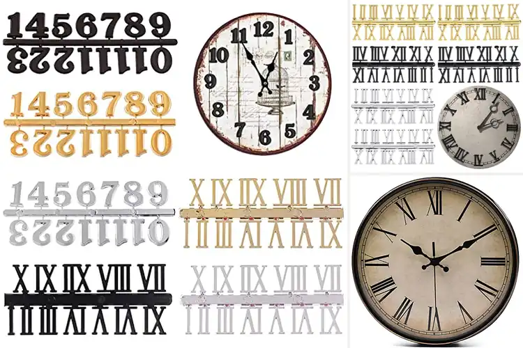 Detailed view of Best Roman Numeral Clock Faces