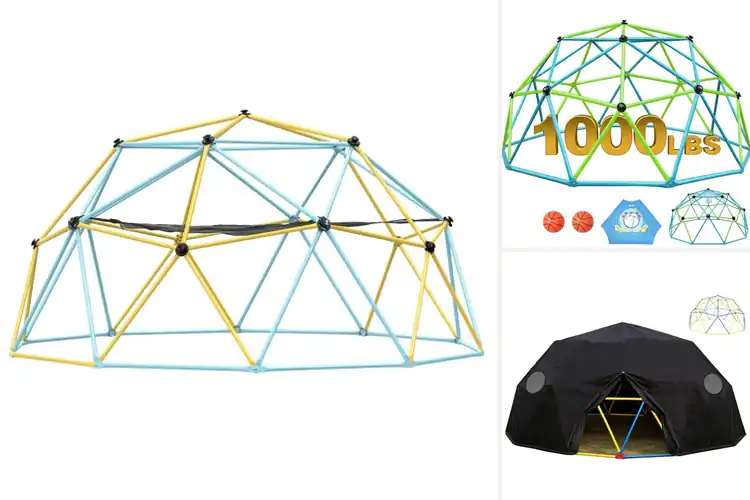 Detailed view of Best Rust Proof Climbing Dome Materials