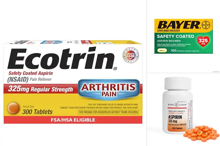 Detailed view of Best Safety Coated Aspirins