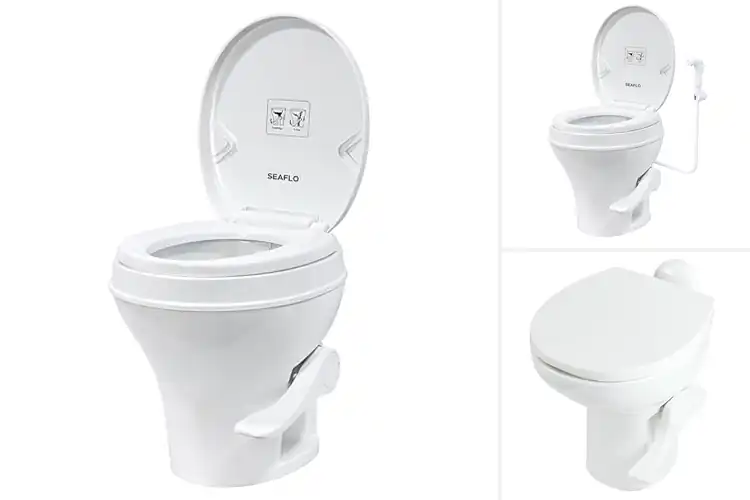 Detailed view of Best Sanitation Mechanism RV Toilets