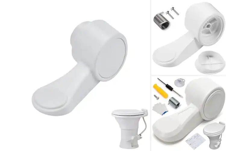 Detailed view of Best Single-Pedal Rv Toilet Flushes