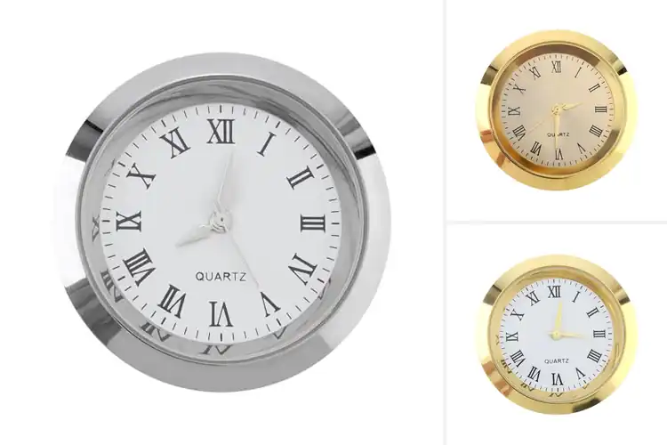 Detailed view of Best Smooth-Sweeping Mini Quartz Clocks