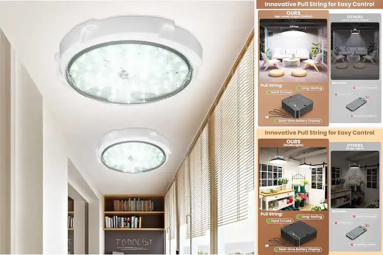 Detailed view of Best Solar Ceiling Lights