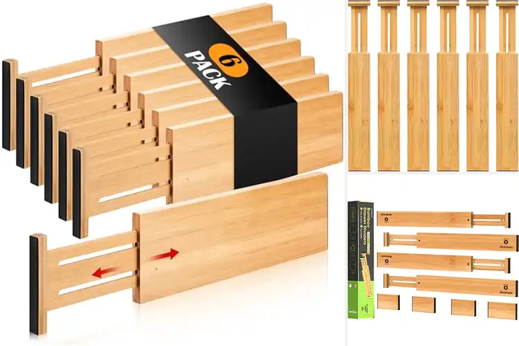 Detailed view of Best Spring-Loaded Drawer Dividers