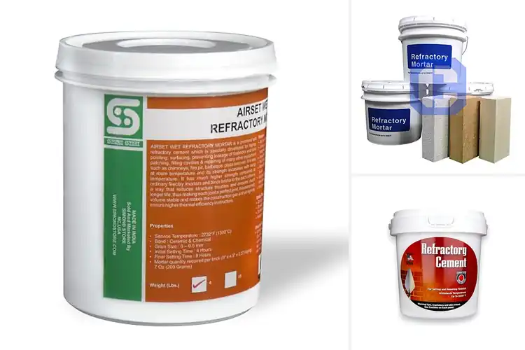 Detailed view of Best Storage Stable Refractory Mortar