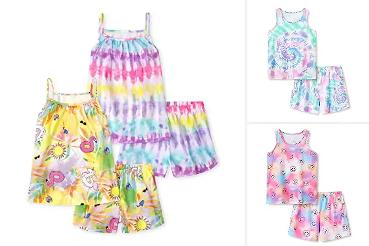 Detailed view of Best Tie Dye Pajama Top For Girls: 10 Cozy & Colorful Picks