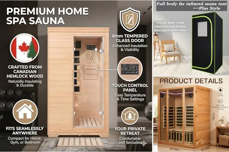 Detailed view of Best Tool Free Assembly Saunas